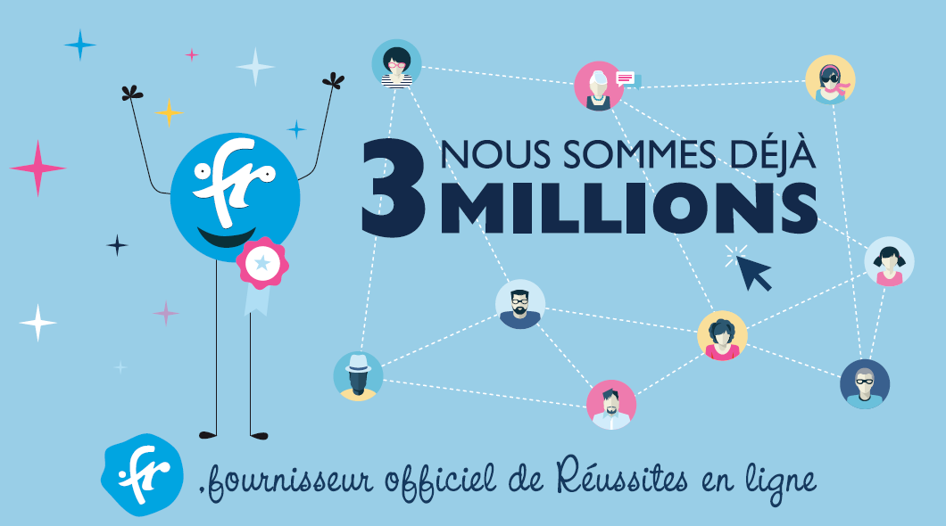 3 millions de noms de domaine .FR