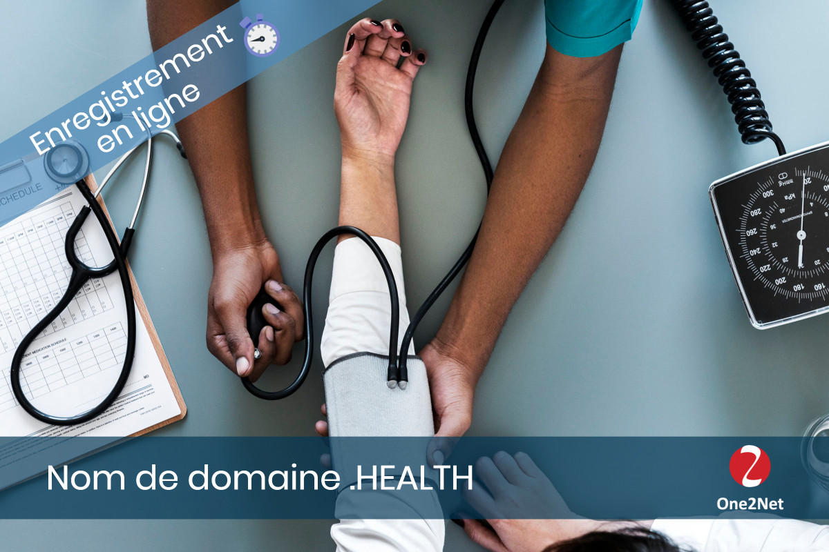 Nom de domaine .HEALTH (santé) - One2Net