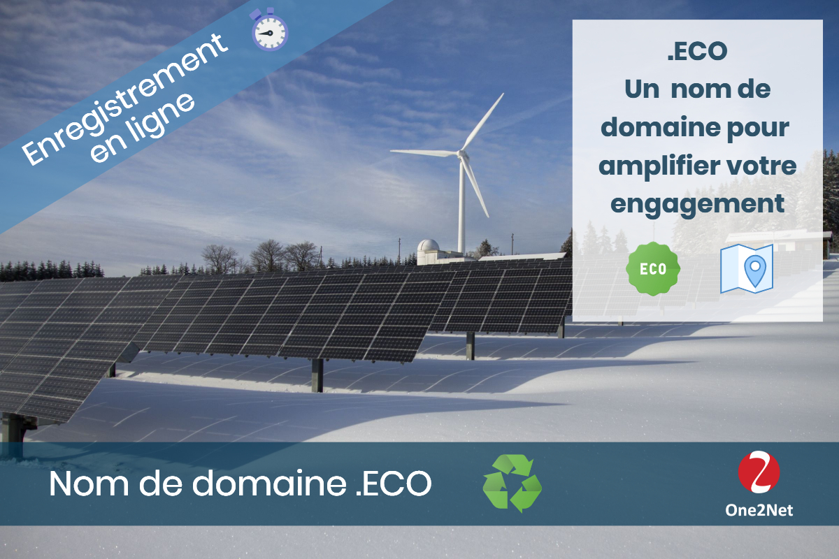 Nom de domaine .ECO - One2Net