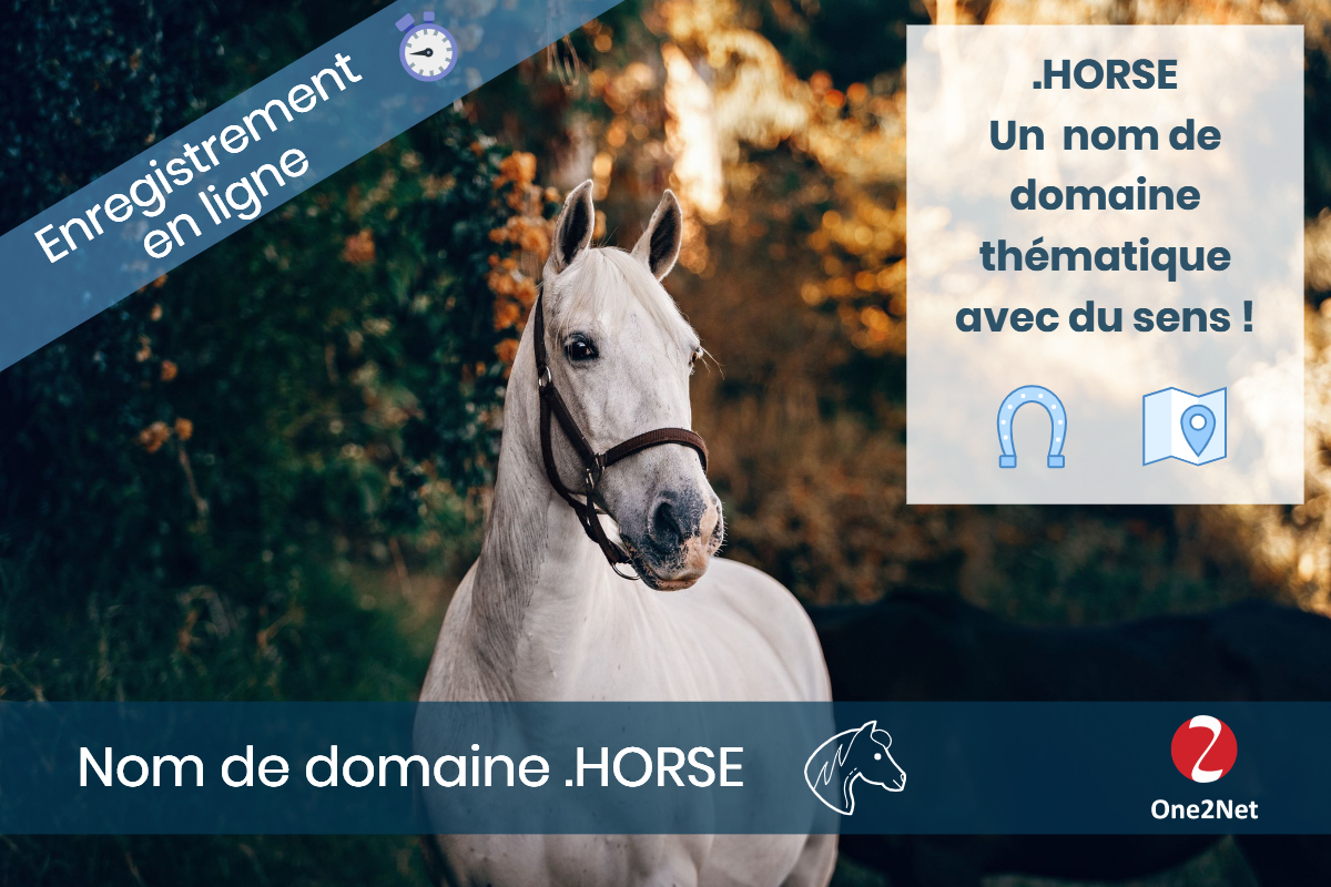 Nom de domaine .HORSE - One2Net