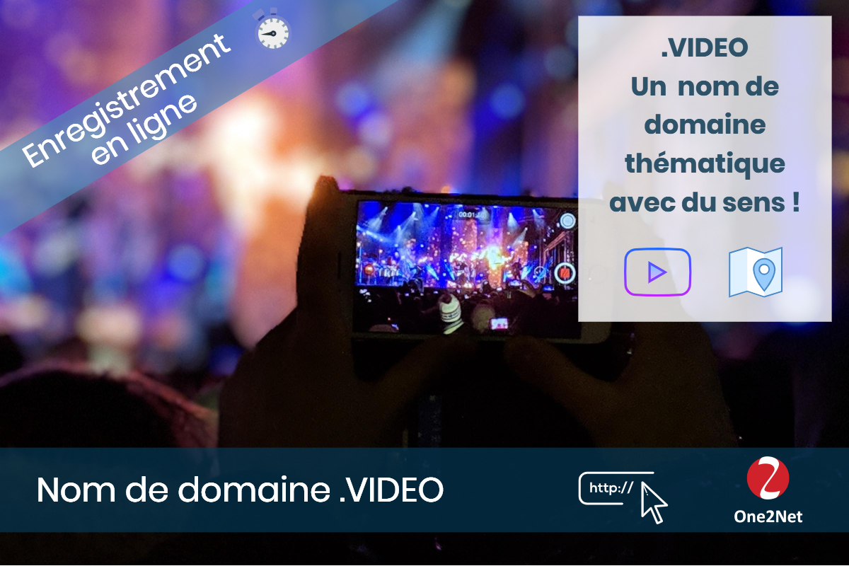 Nom de domaine .VIDEO - One2Net