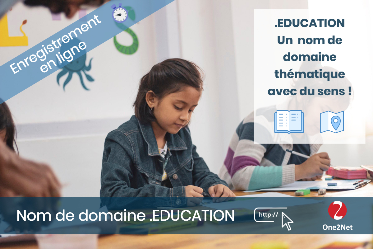 Nom de domaine .EDUCATION - One2Net