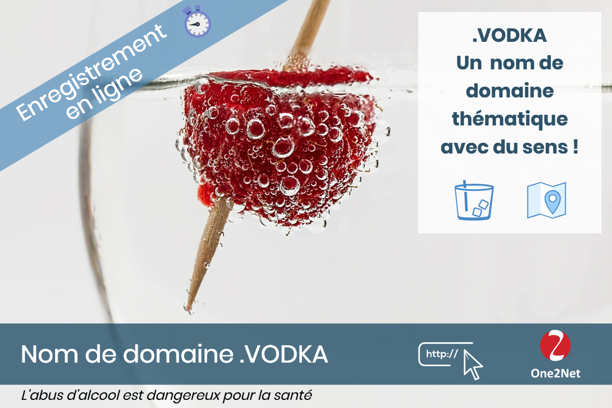 Nom de domaine .VODKA - One2Net