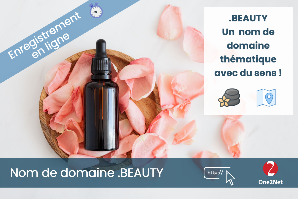 Nom de domaine .BEAUTY - One2Net