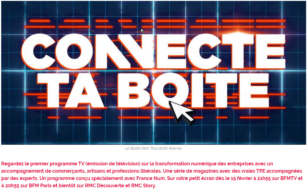 Connecte ta boite