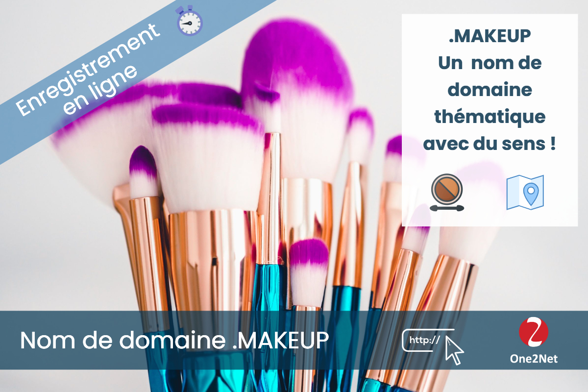 Nom de domaine .MAKEUP - One2Net