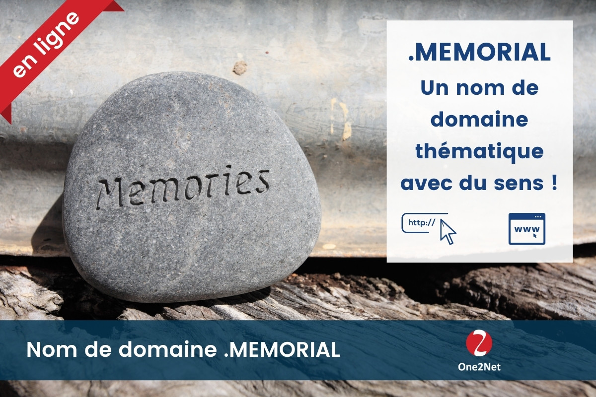 Nom de domaine .MEMORIAL - One2Net