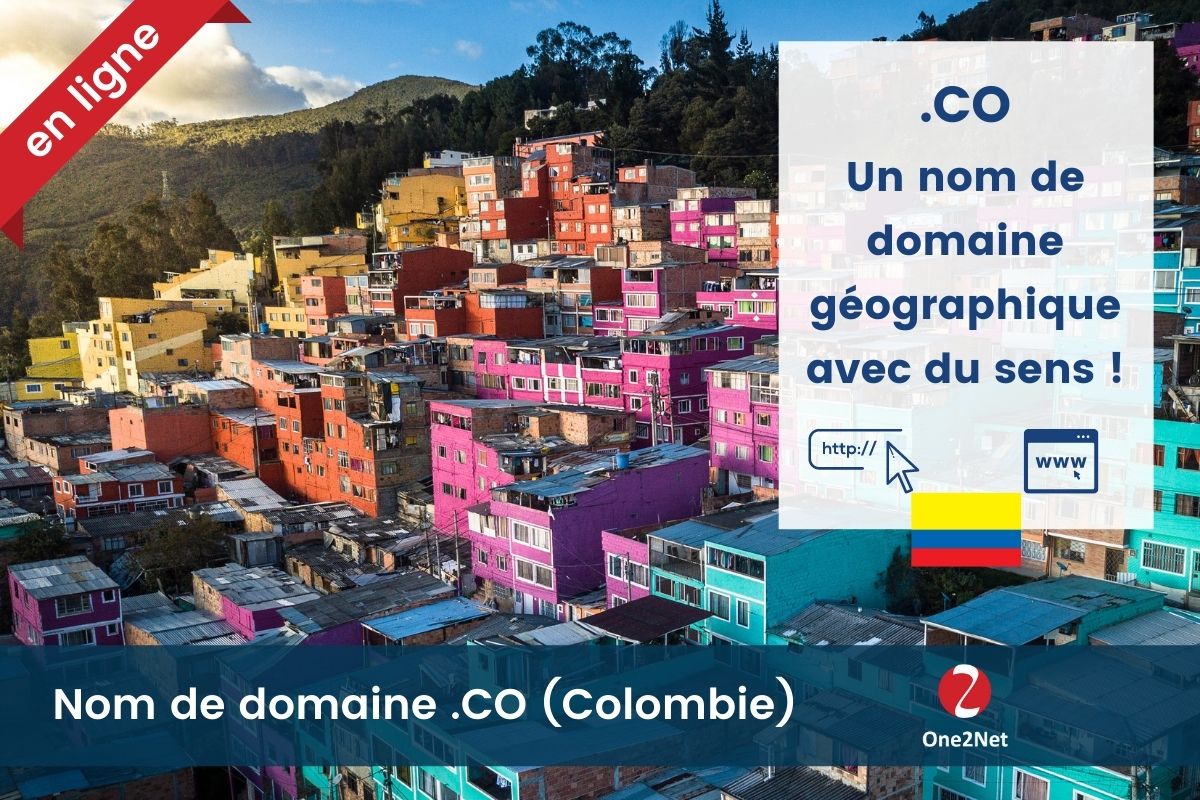 Nom de domaine .CO (Colombie) - One2Net