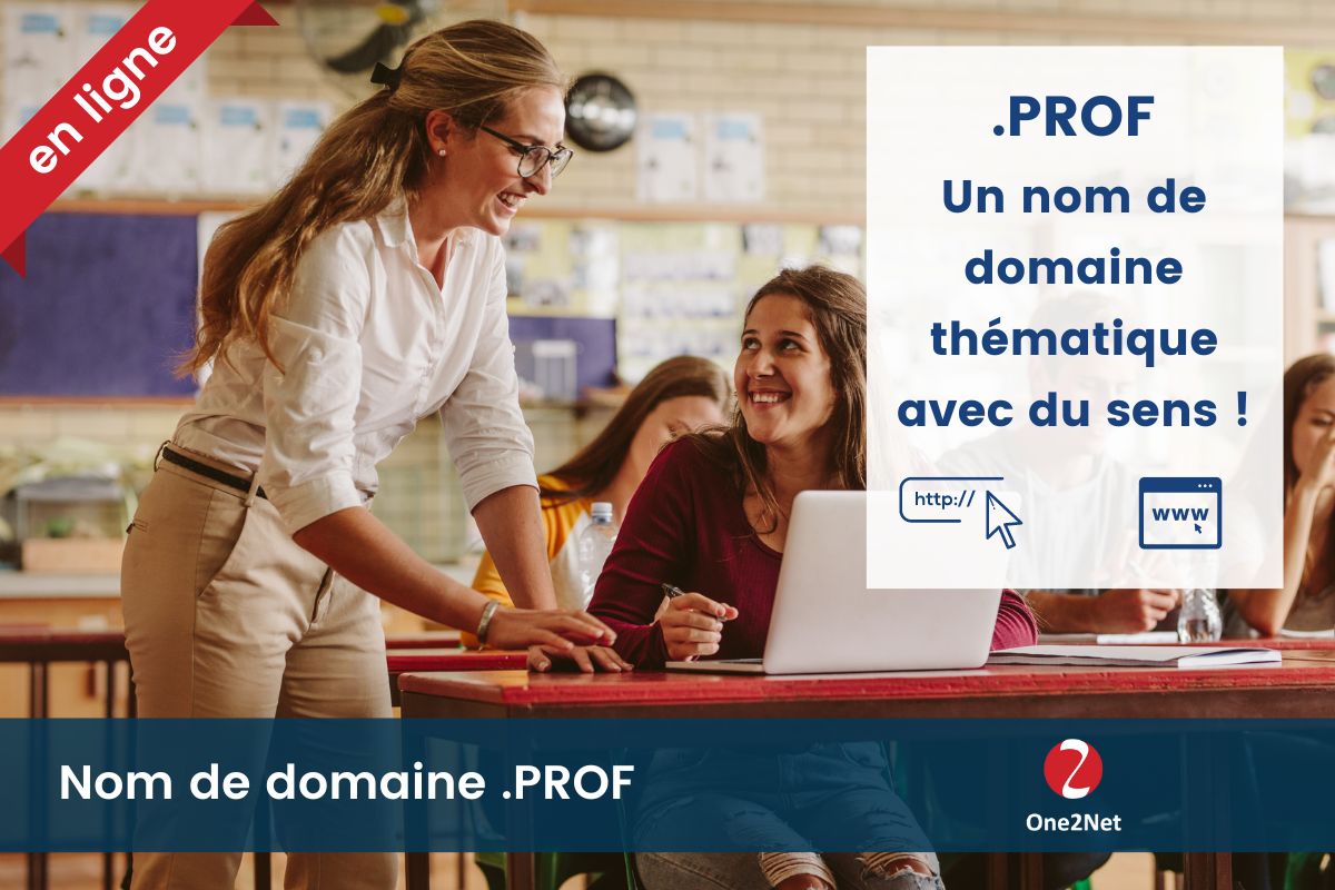 Nom de domaine .PROF - One2Net