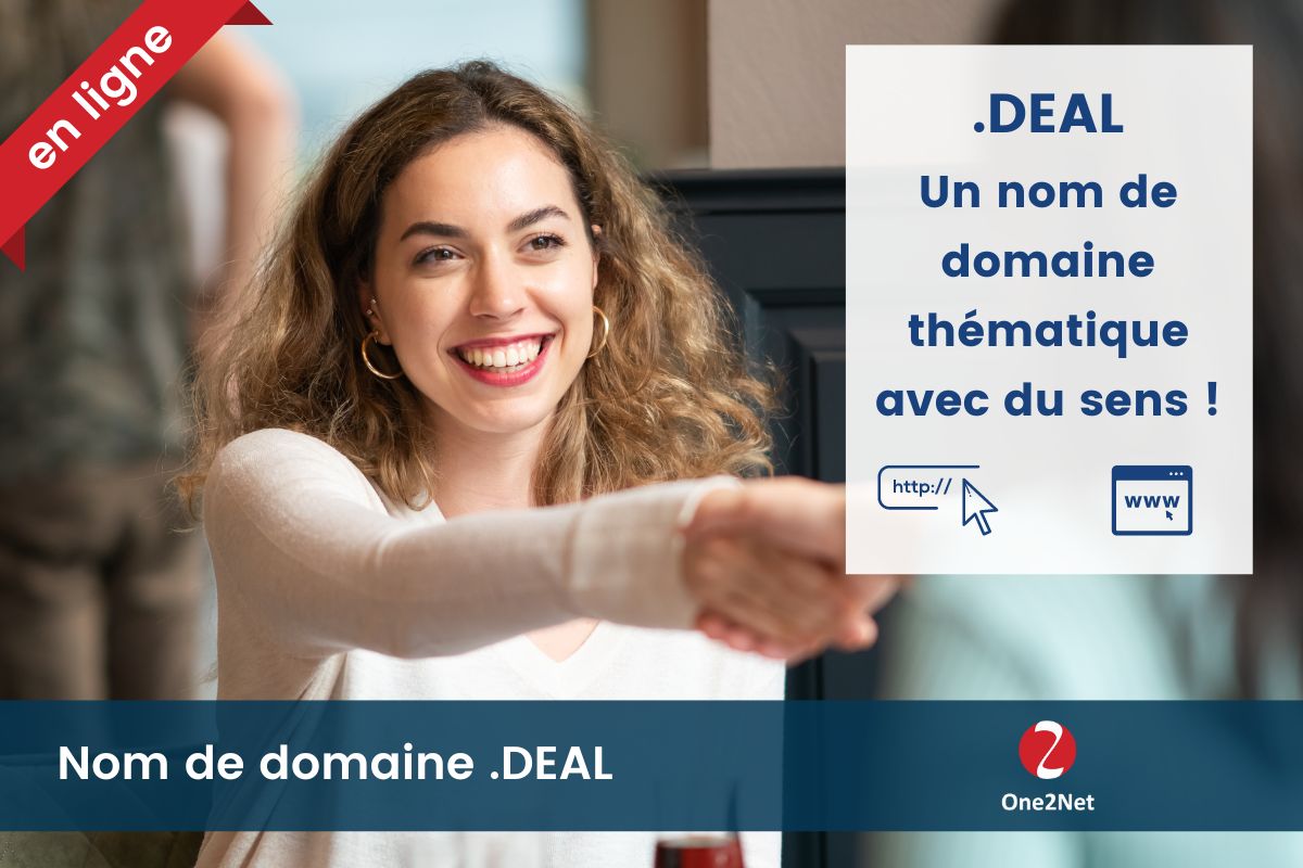 Nom de domaine .DEAL - One2Net